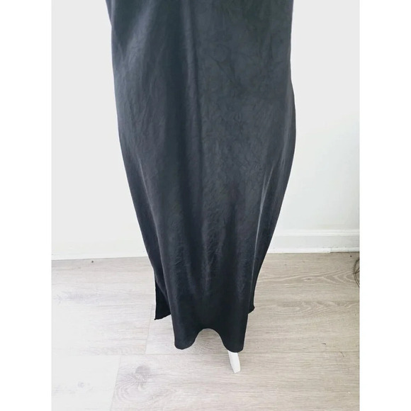 4th Reckless Black Crinkle NWT Sleeveless Midi Slip Dress US XL - UK 14 - EU 42 - Picture 4 of 16